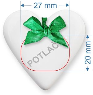 056R Srdiečko malé+stuha